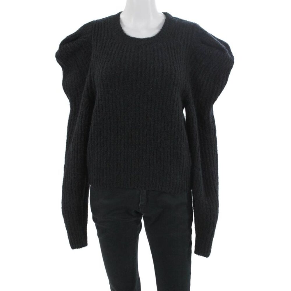 Philosophy Di Lorenzo Serafini Women Pullover Sweater Black Crewneck Size 6